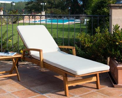 Loungeliege MILANO aus Robinienholz (Akazie)