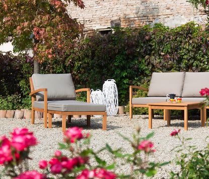 Loungetisch MILANO 110 x 70 cm aus Robinienholz (Akazie)