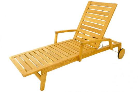 Loungeliege MILANO aus Robinienholz (Akazie)